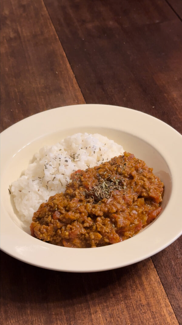 無水キーマカレー